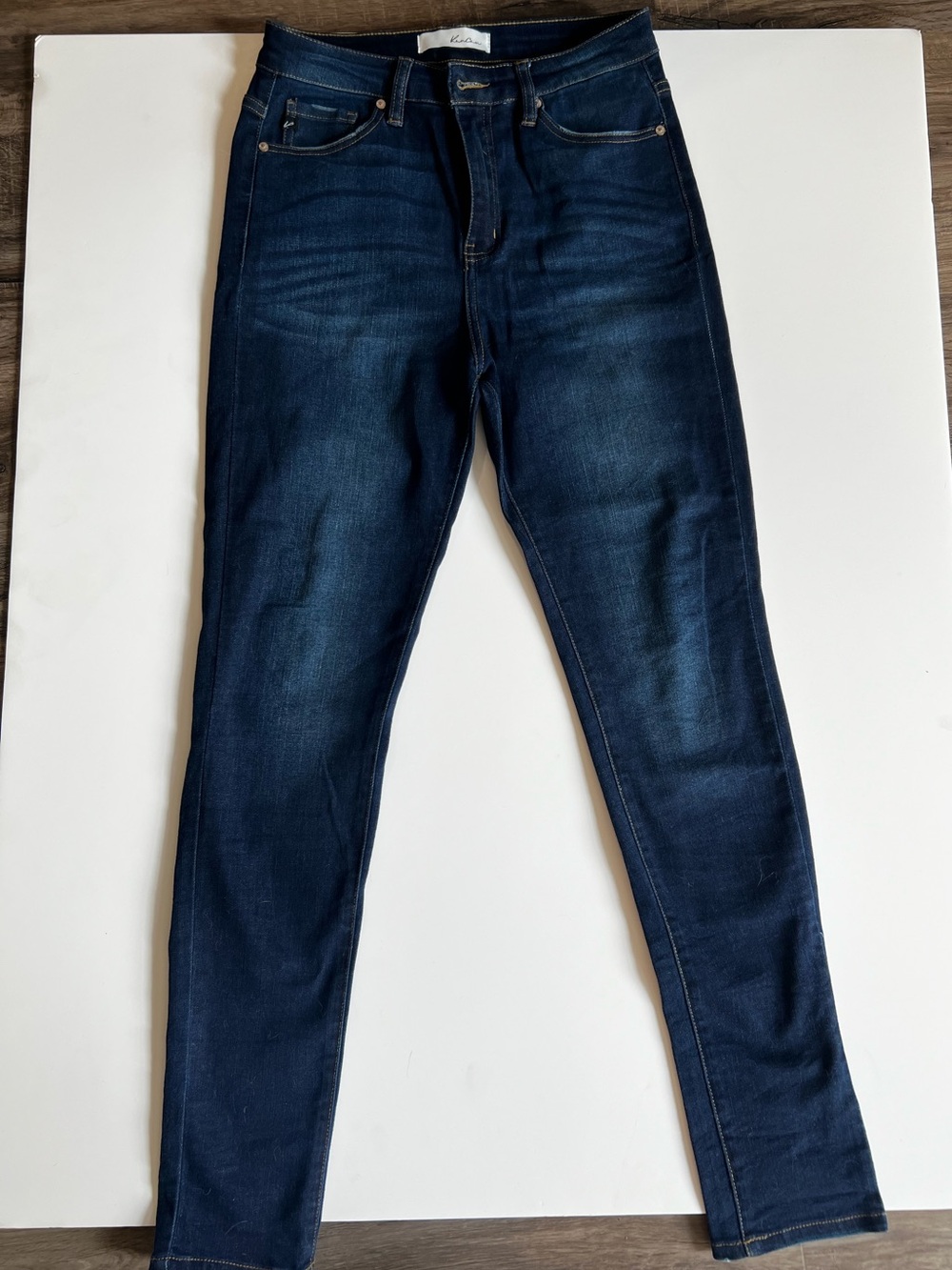 KanCan Men’s Skinny Jeans in Dark Blue